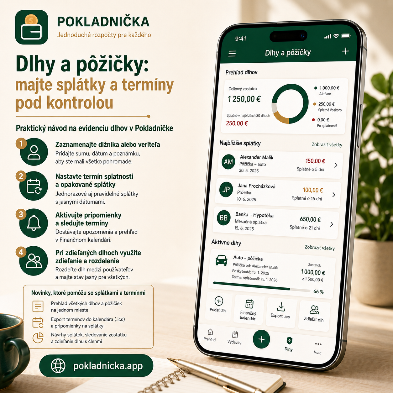 Ilustračný obrázok k newsletteru: Praktický návod na evidenciu dlhov v Pokladničke