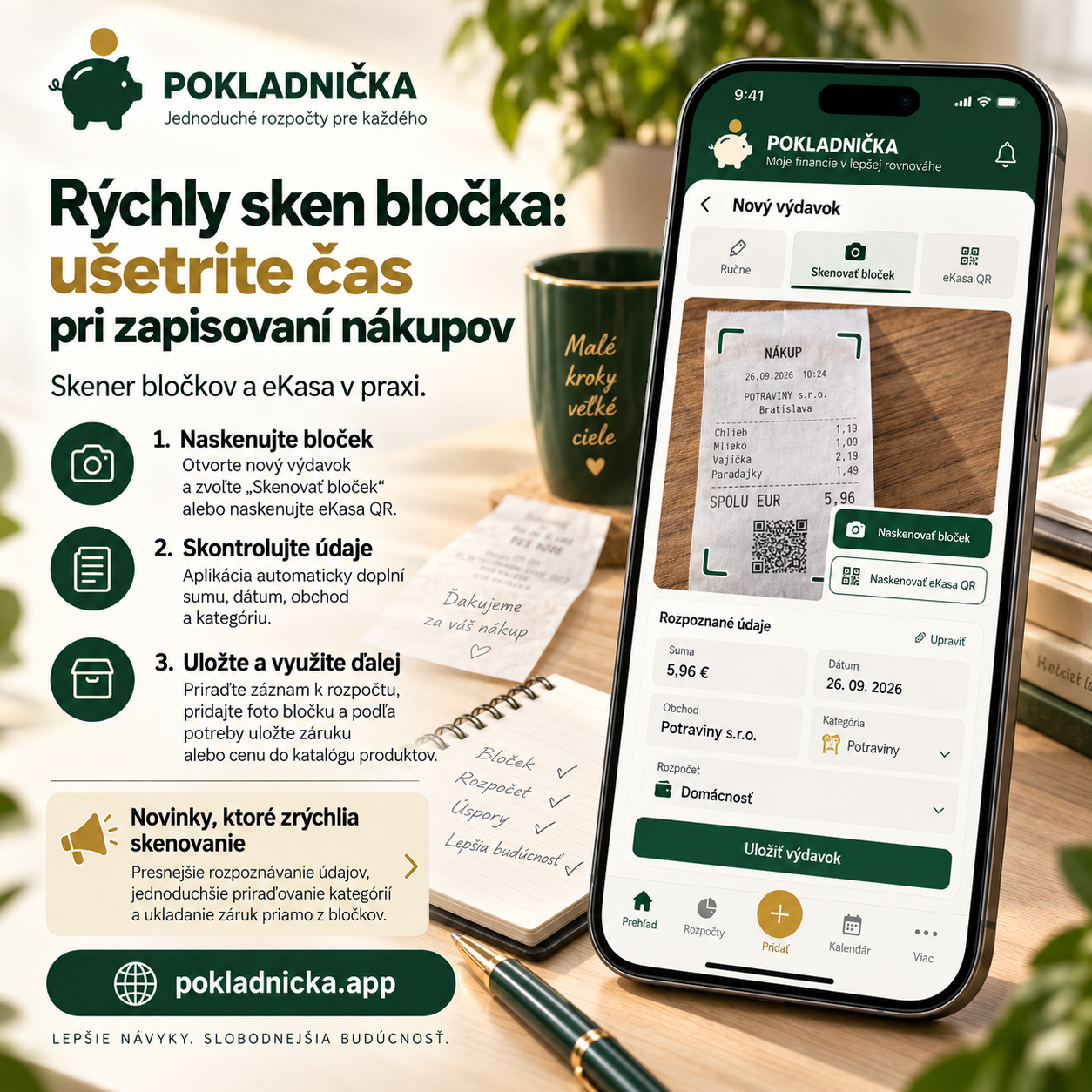 Ilustračný obrázok k newsletteru: Skener bločkov a eKasa v praxi