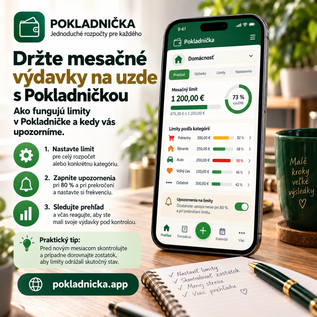 Ilustračný obrázok k newsletteru: Ako fungujú limity v Pokladničke a kedy vás upozorníme