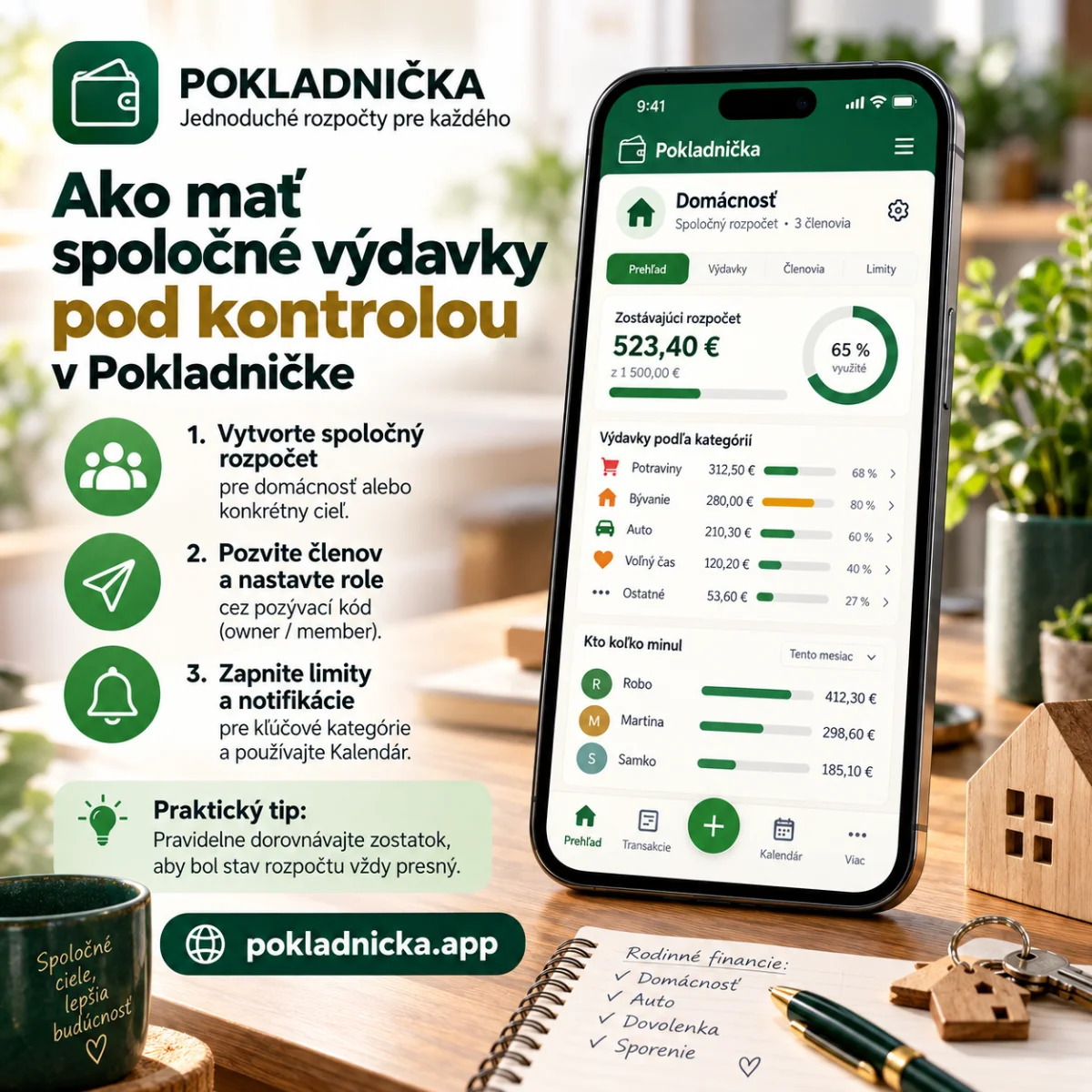 Ilustračný obrázok k newsletteru: Spravujte rodinné financie spoločne a prehľadne